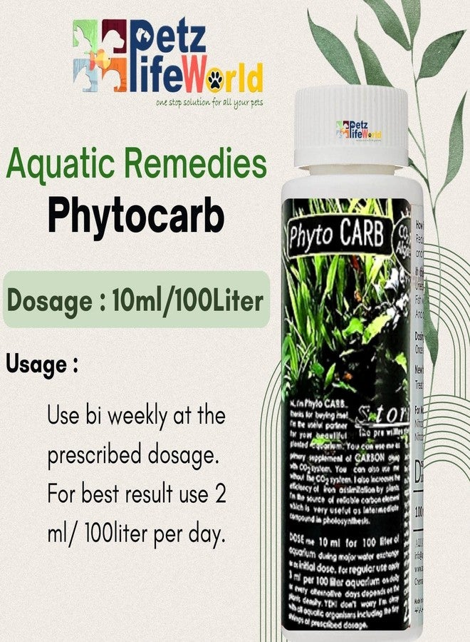 VAYINATO Aquatic Remedies (Pack of 3) Plant Health Formula-120ml & Plant Food-120ml & Phytocarb-100ml for Aquarium Planted Tank - Image 3